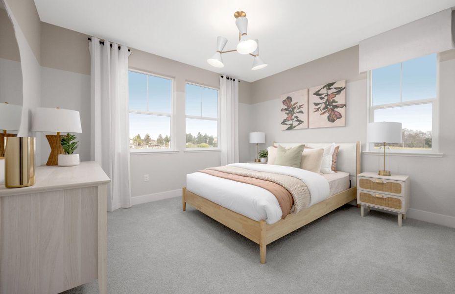 Furnished interior view inside a new home in Cordovan, Longmont (Image 3).