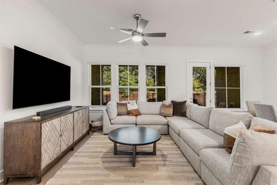 Furnished interior view inside a new home in , Alpharetta (Image 14).