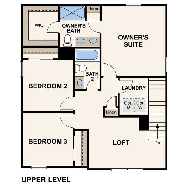 2D floor plan layout of this home in Entrada del Toro at Rancho Sahuarita, Sahuarita, AZ (Image 3).