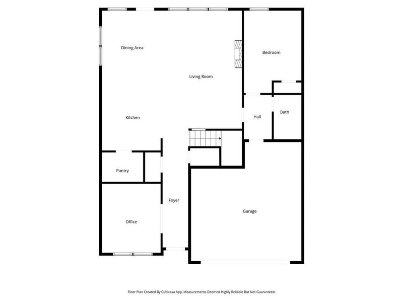 2D floor plan layout of this home in Vistas at Towne Mill, Canton, GA (Image 33).