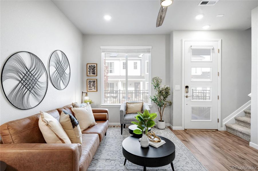 Furnished interior view inside a new home in , Denver (Image 9).