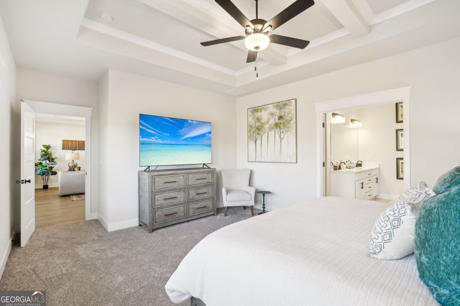 Furnished interior view inside a new home in Ponderosa Farms Reserve, Gainesville (Image 19).