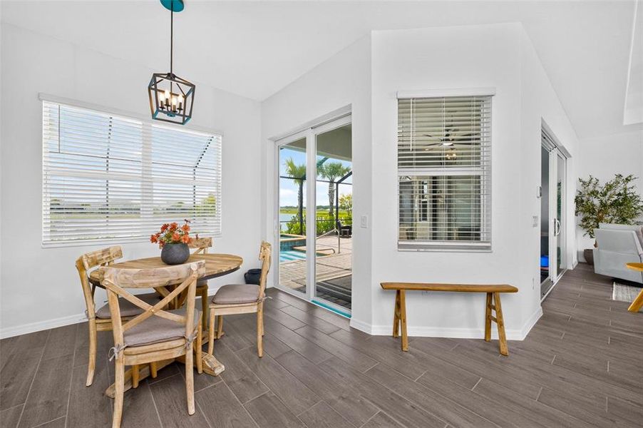 Furnished interior view inside a new home in , Punta Gorda (Image 9). Furnished interior view inside a new home in , Punta Gorda (Image 9).