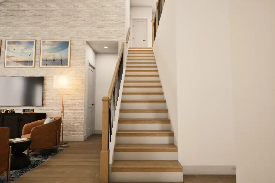 The Zinnia - Staircase The Zinnia - Staircase