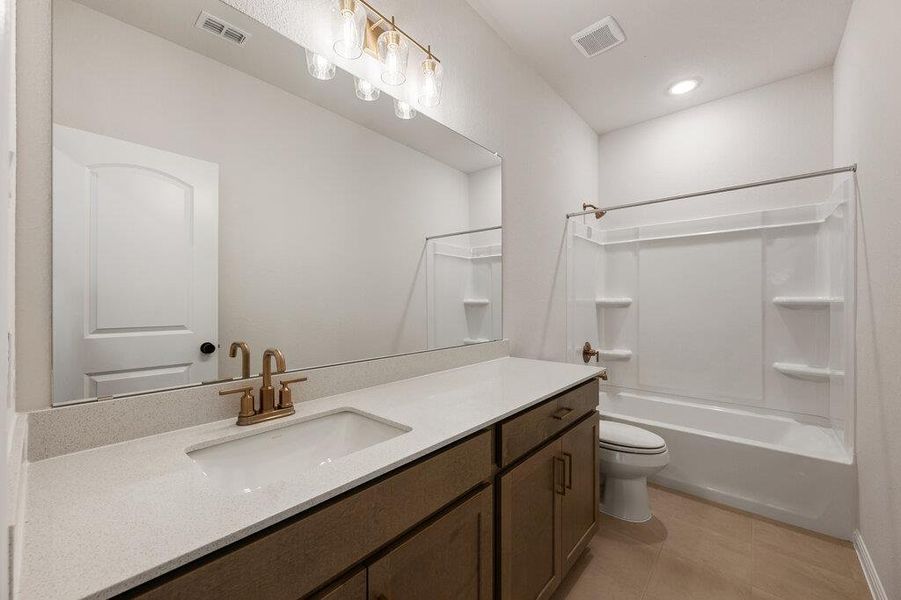 Furnished interior view inside a new home in Patterson Ranch, Georgetown (Image 10).