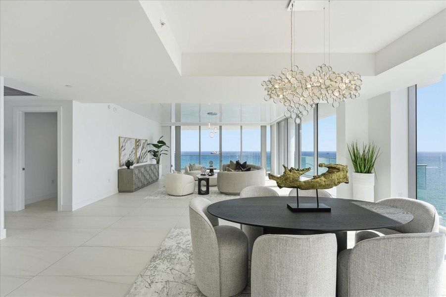 Furnished interior view inside a new home in , Fort Lauderdale (Image 26).