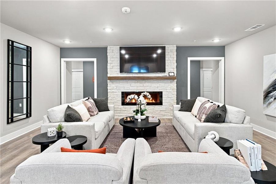 Furnished interior view inside a new home in , Cumming (Image 10).