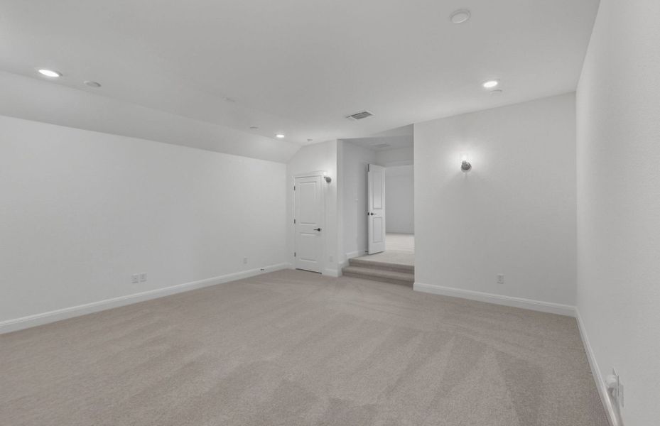 Spacious, unfurnished interior of a new home in Saddleback at Santa Rita Ranch, Liberty Hill (Image 19). Spacious, unfurnished interior of a new home in Saddleback at Santa Rita Ranch, Liberty Hill (Image 19).