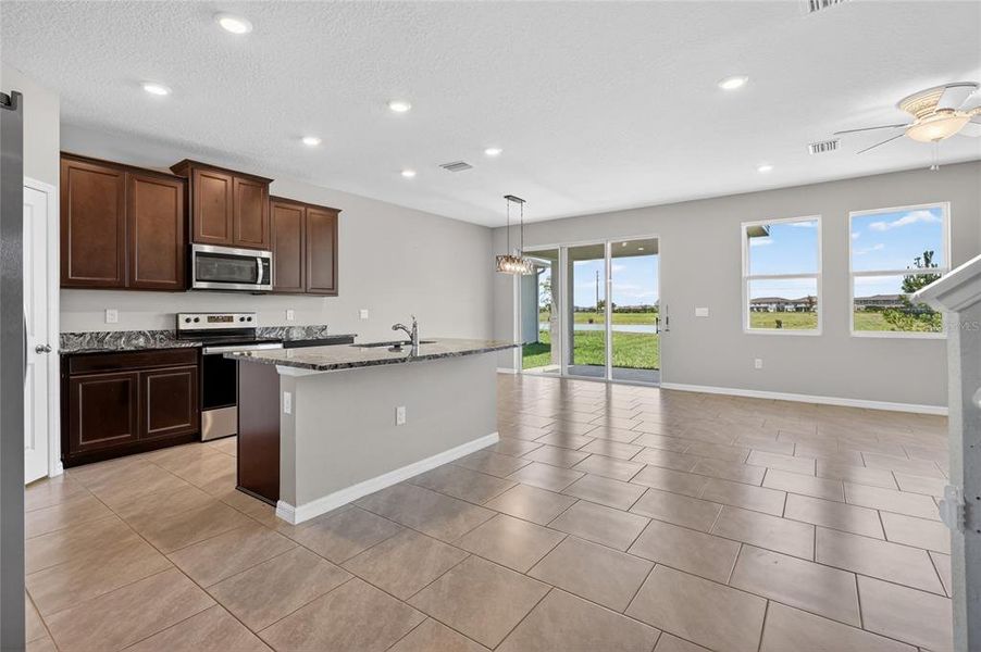 Furnished interior view inside a new home in Epperson, Wesley Chapel (Image 8). Furnished interior view inside a new home in Epperson, Wesley Chapel (Image 8).