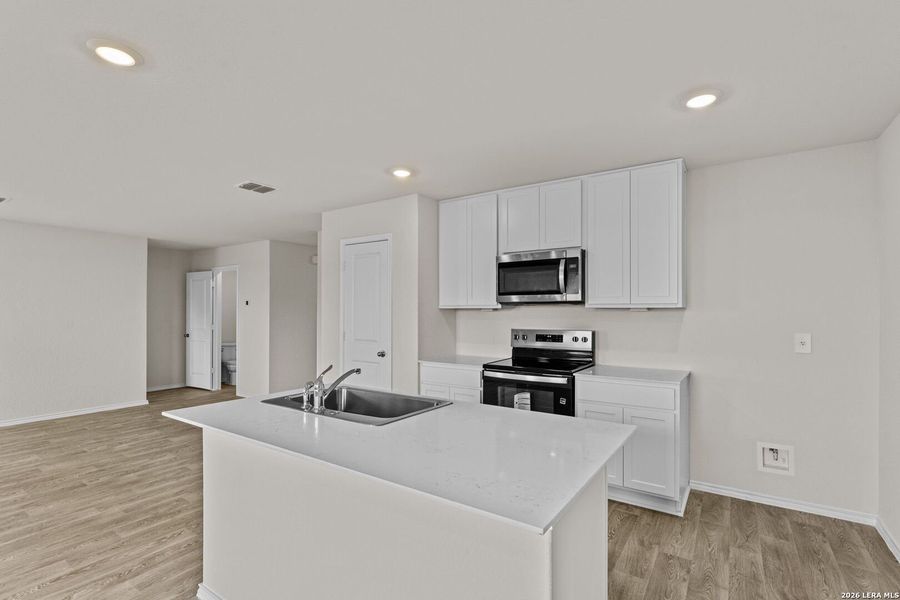 Furnished interior view inside a new home in Swenson Heights, Seguin (Image 9).
