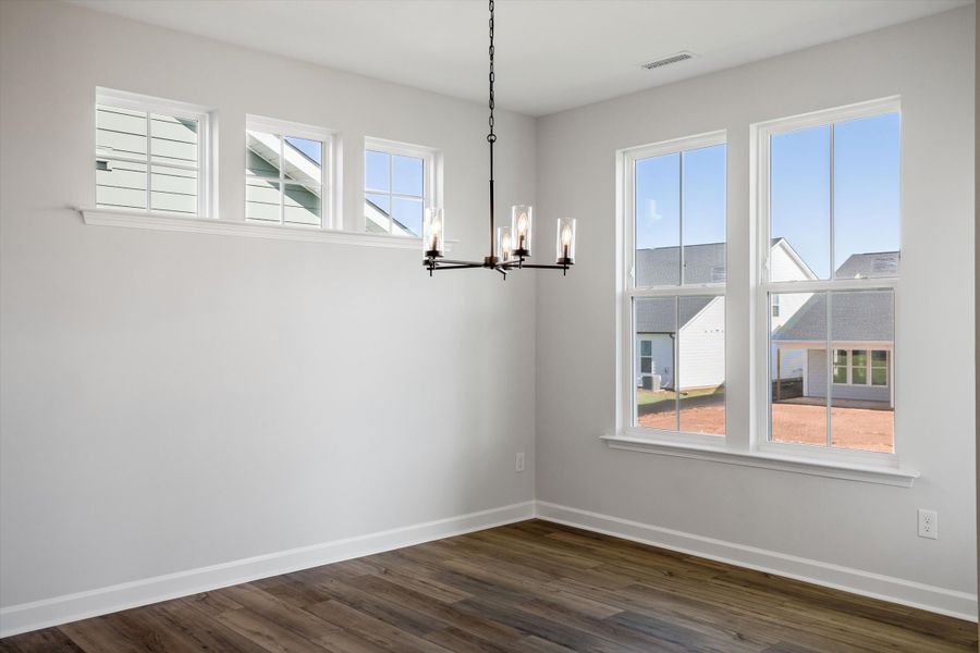 Spacious, unfurnished interior of a new home in Ovation at Sweetbrier, Durham (Image 16).