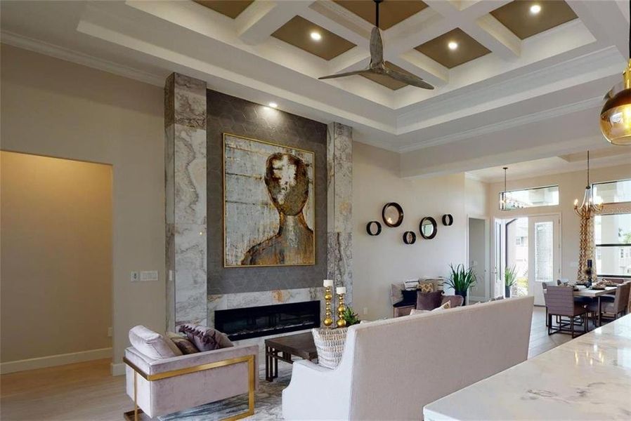 Furnished interior view inside a new home in , Punta Gorda (Image 9).