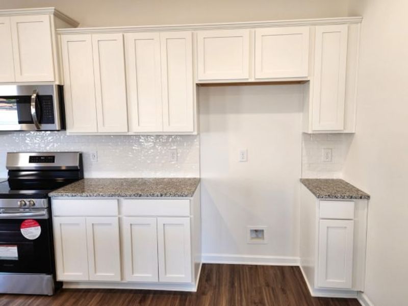 Representative furnished interior of a home built from the Boxwood Townhome by Piedmont Residential in The Retreat at Browns Ridge, Newnan (Image 9).