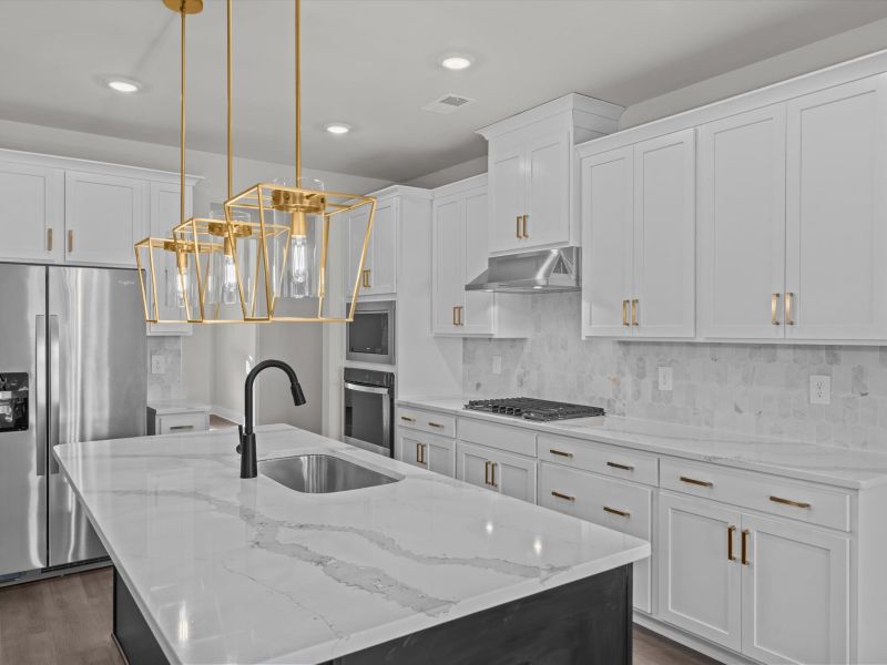 Furnished interior view inside a new home in Cedar Shoals - Signature Collection, Piedmont (Image 4).