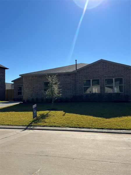Exterior details and patio area of a home in , Spring (Image 16). Exterior details and patio area of a home in , Spring (Image 16).