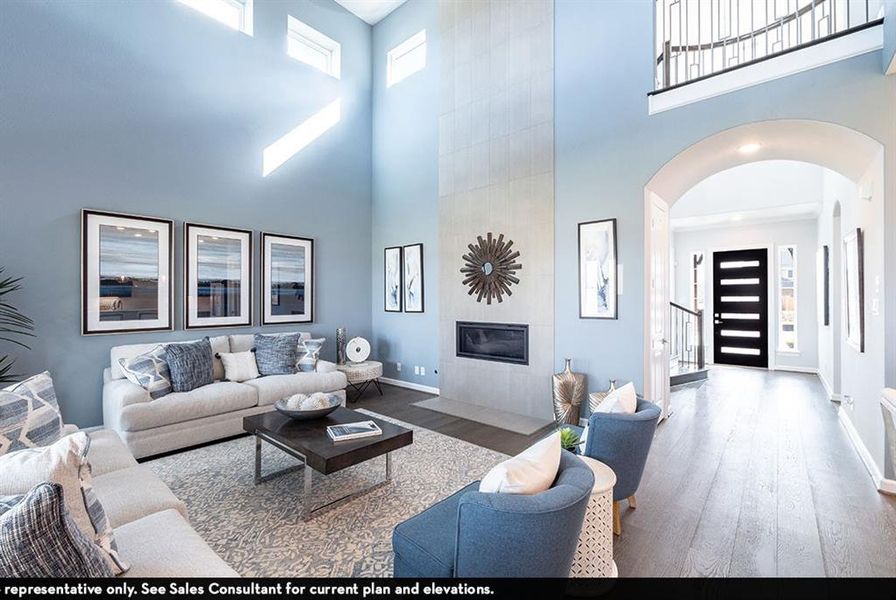 Furnished interior view inside a new home in Green Meadows, Celina (Image 7).