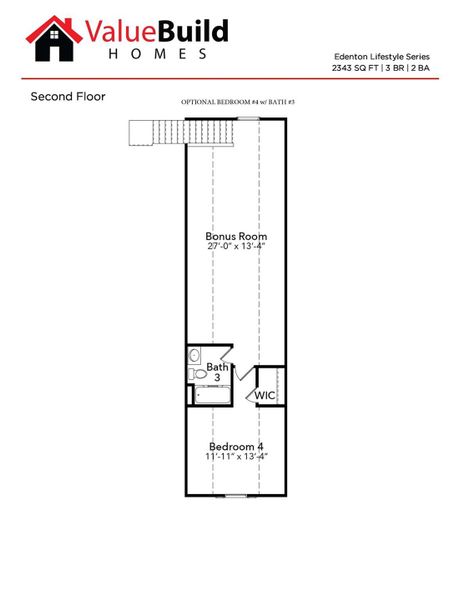 2D floor plan layout of this home in , Connelly Springs, NC (Image 5).