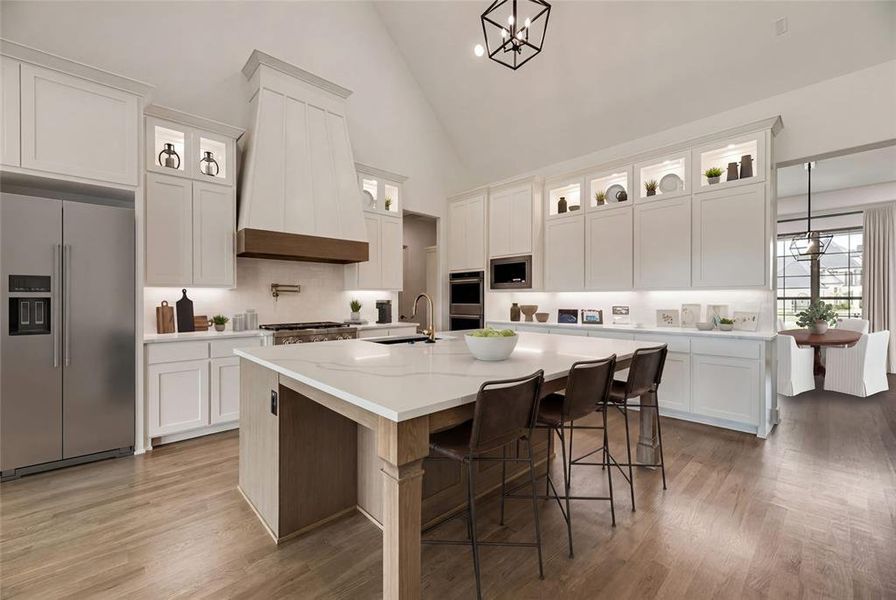 Furnished interior view inside a new home in King's Crossing - Phase 3, Parker (Image 18).