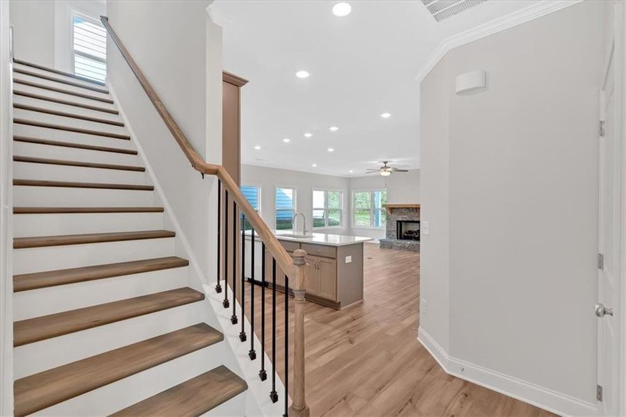 Furnished interior view inside a new home in Stratford at NatureWalk, Dallas (Image 6).