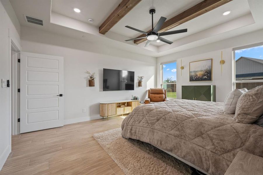 Furnished interior view inside a new home in Pecan Plantation, Granbury (Image 36).