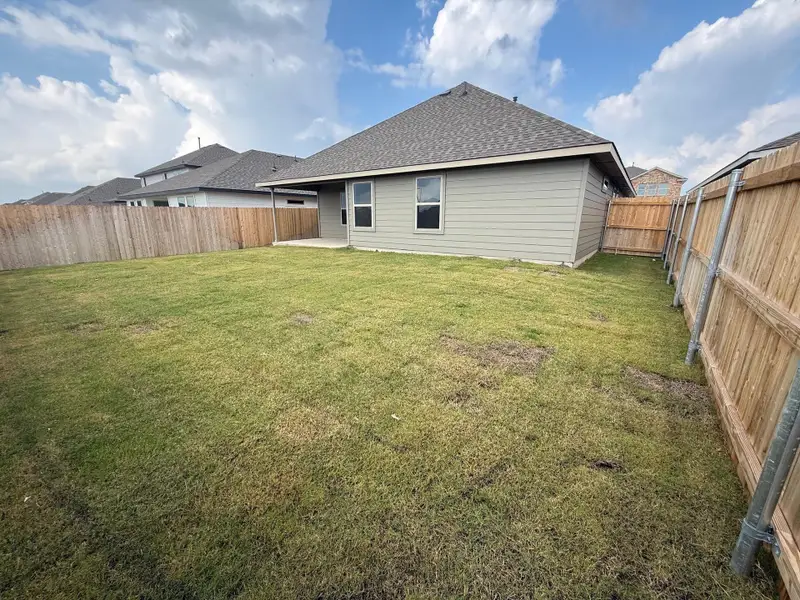 Exterior details and patio area of a home in Southern Pointe, College Station (Image 3).