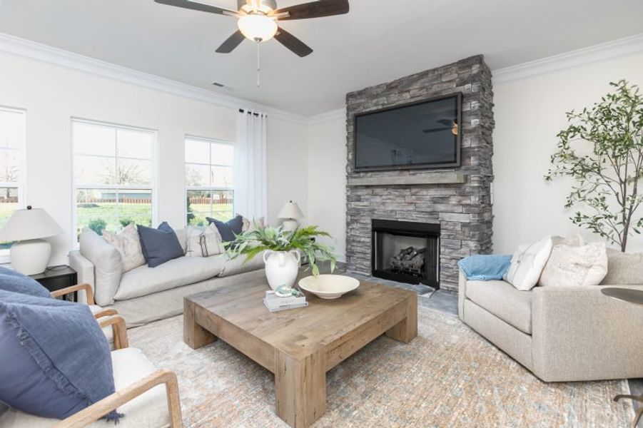 Furnished interior view inside a new home in Avondale, Greensboro (Image 9).