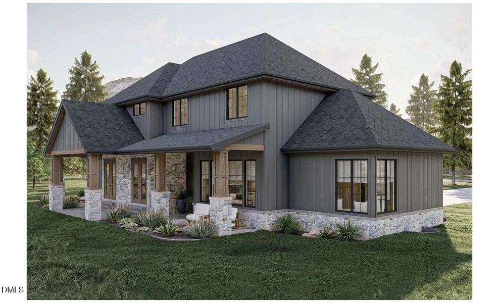 9-28 rear - left rendering lot 806 9-28 rear - left rendering lot 806