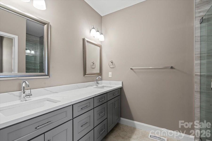 Furnished interior view inside a new home in , Hickory (Image 12).