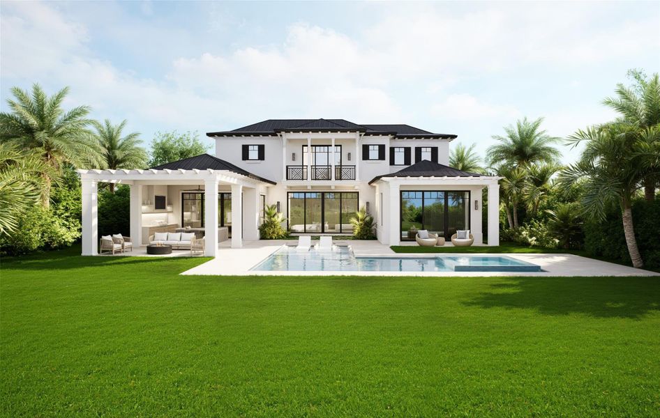 Front exterior of a new home in , Delray Beach, FL, highlighting curb appeal (Image 9).