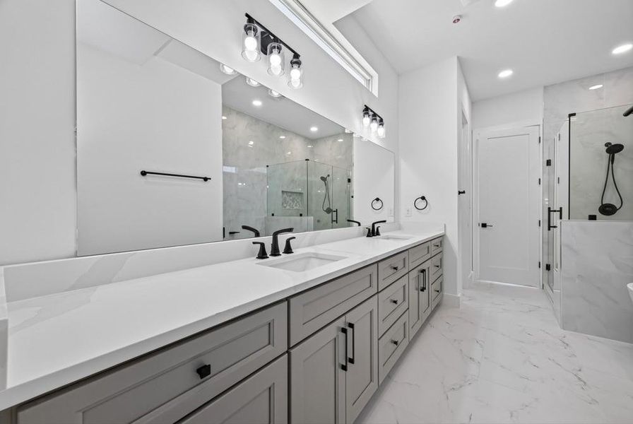 Furnished interior view inside a new home in , Houston (Image 10).