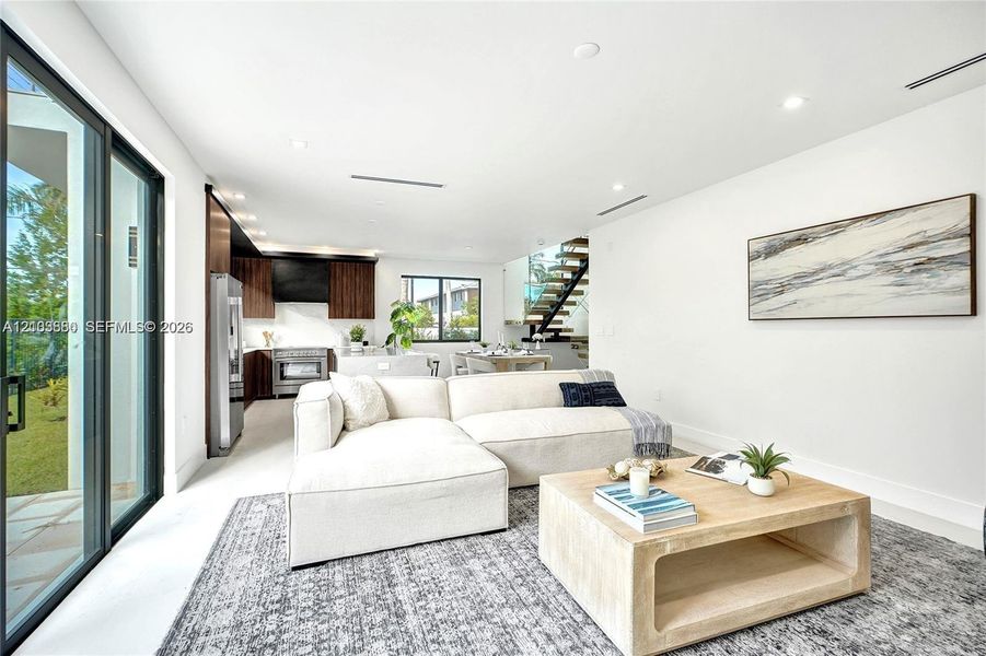 Furnished interior view inside a new home in , Dania Beach (Image 14).