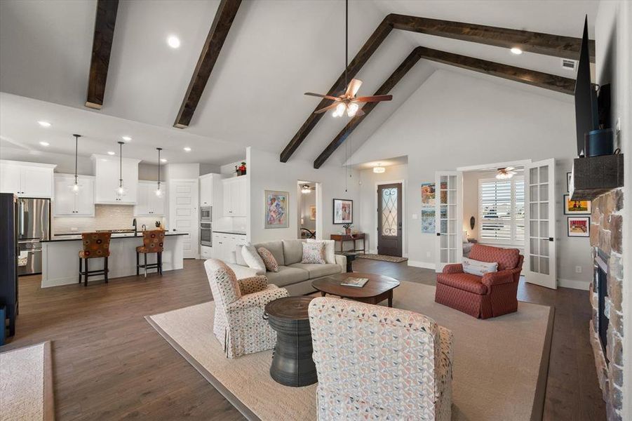 Furnished interior view inside a new home in , Fort Worth (Image 15). Furnished interior view inside a new home in , Fort Worth (Image 15).