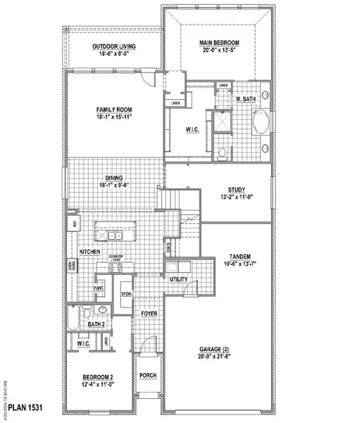Plan 1531 1st Floor