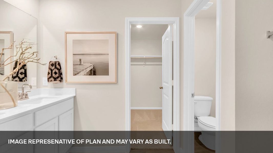 Furnished interior view inside a new home in Bar W Ranch, Leander (Image 26).