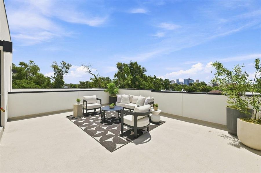 Exterior details and patio area of a home in , Tampa (Image 21).