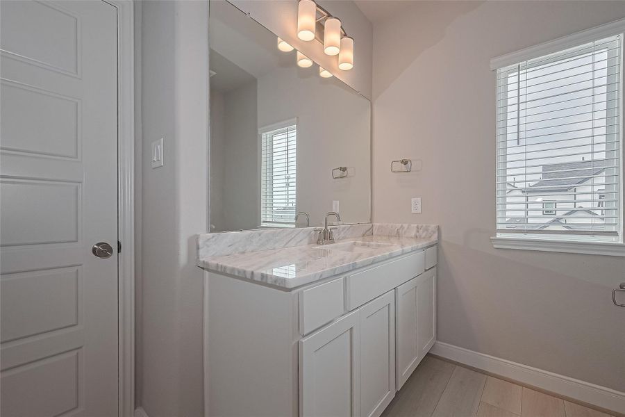 Furnished interior view inside a new home in Regents Court, Houston (Image 10).