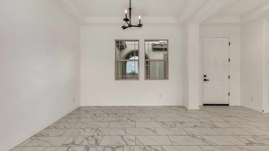 Furnished interior view inside a new home in Windrose, Waddell (Image 17). Furnished interior view inside a new home in Windrose, Waddell (Image 17).