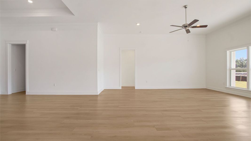 Representative unfurnished interior of a home built from the Magnolia by D.R. Horton in Breakfast Point East Phase II, Panama City Beach (Image 21).