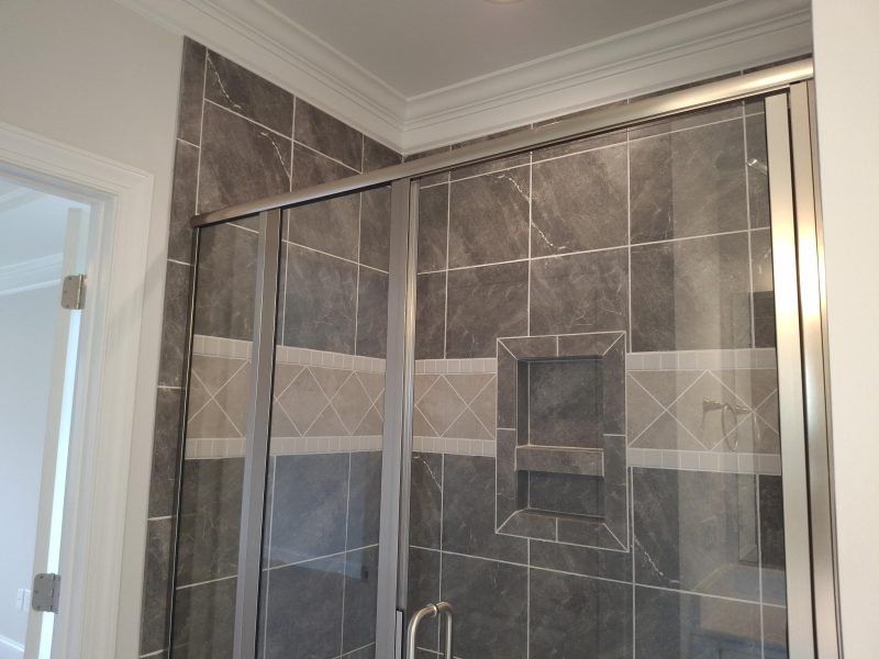 Close-up of interior finishes inside a home in Weybridge, Burlington (Image 15).