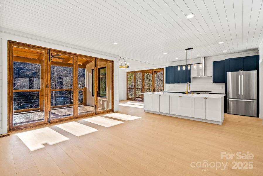Furnished interior view inside a new home in , Cullowhee (Image 16).