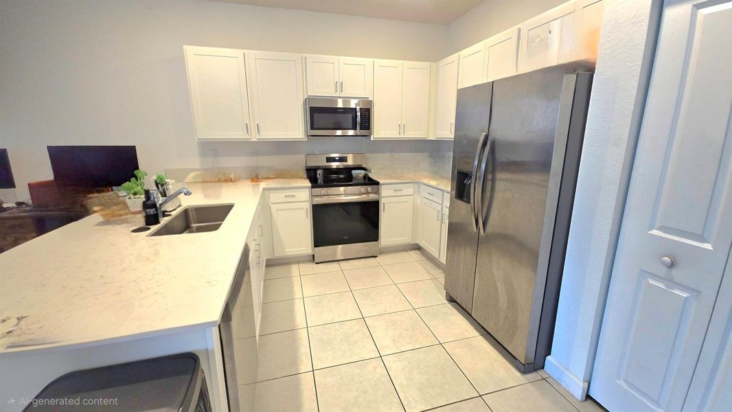 Furnished interior view inside a new home in , Lake Worth (Image 9). Furnished interior view inside a new home in , Lake Worth (Image 9).