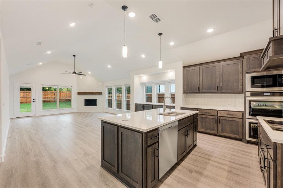 Furnished interior view inside a new home in Ridgepoint, Midlothian (Image 11). Furnished interior view inside a new home in Ridgepoint, Midlothian (Image 11).