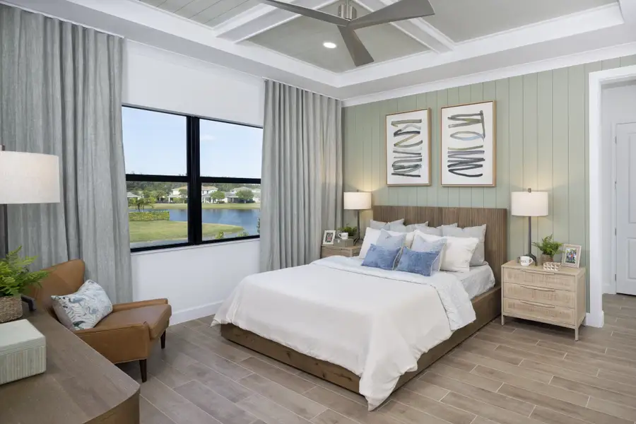 Representative furnished interior of a home built from the Sycamore by Minto Communities in Westlake, Loxahatchee (Image 9).