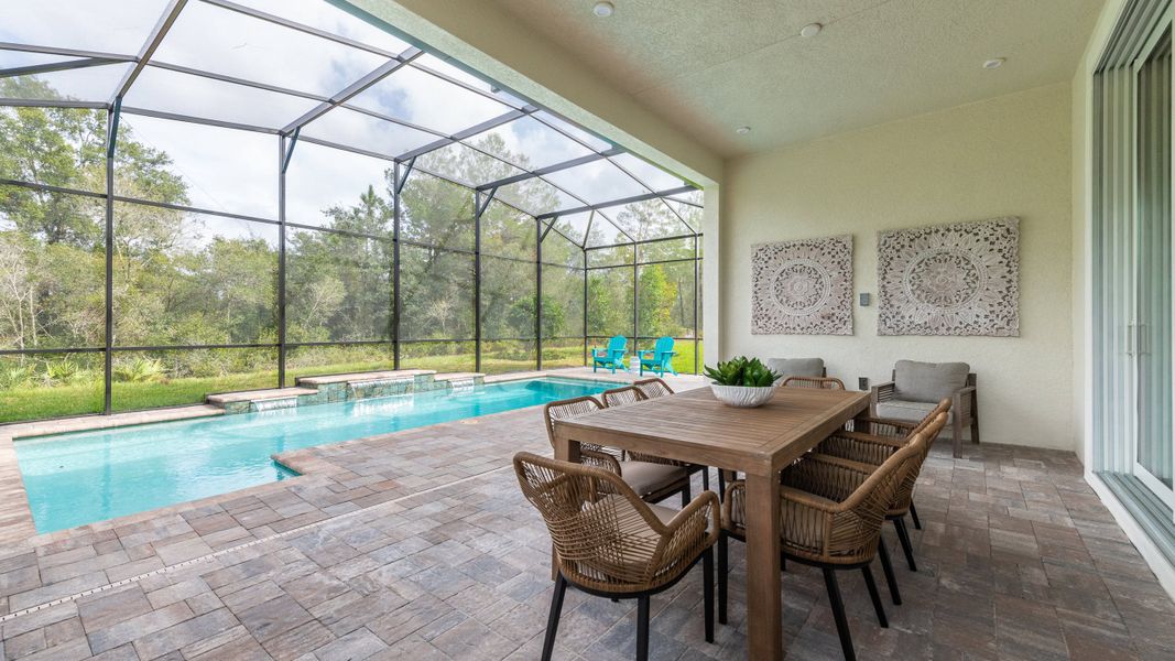 Pool and Covered Lanai