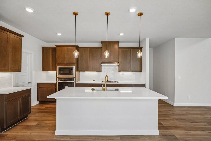 Furnished interior view inside a new home in The Meadows at Hunters Ranch, San Antonio (Image 8).