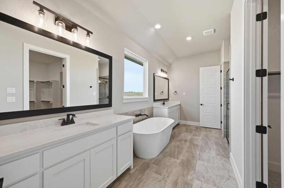 Furnished interior view inside a new home in Rocky Top Ranch, Reno (Image 9). Furnished interior view inside a new home in Rocky Top Ranch, Reno (Image 9).