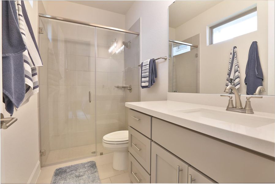 Furnished interior view inside a new home in Elyson, Katy (Image 9).