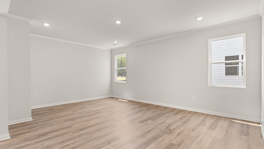 Representative unfurnished interior of a home built from the Baker ll by D.R. Horton in Braselton Village, Braselton (Image 15).