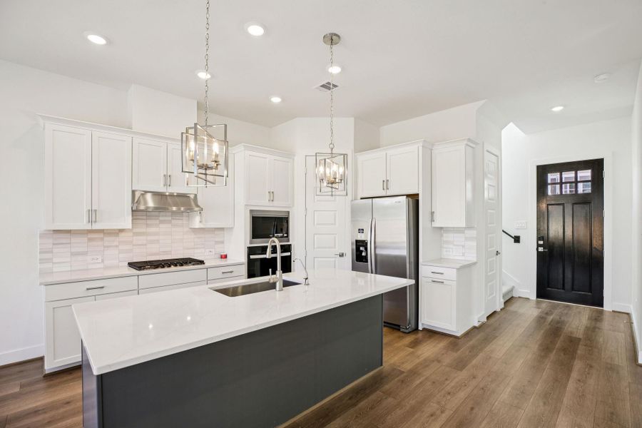 Furnished interior view inside a new home in Pinewood Trails - Luxe Series, Houston (Image 33).