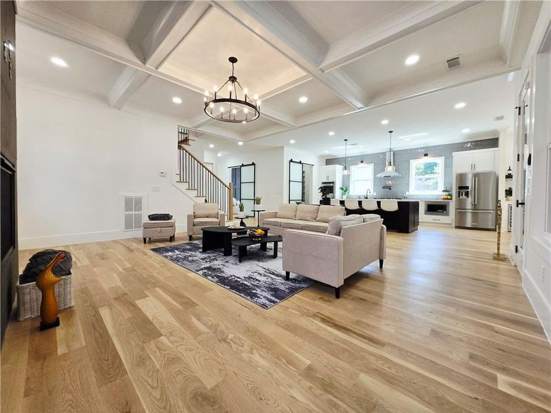 Furnished interior view inside a new home in , Atlanta (Image 25).